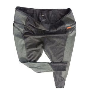 Nike Dri-FIT Women's XL Running Jogging Ankle Sweat Pants‎ Metallic Batik Gray